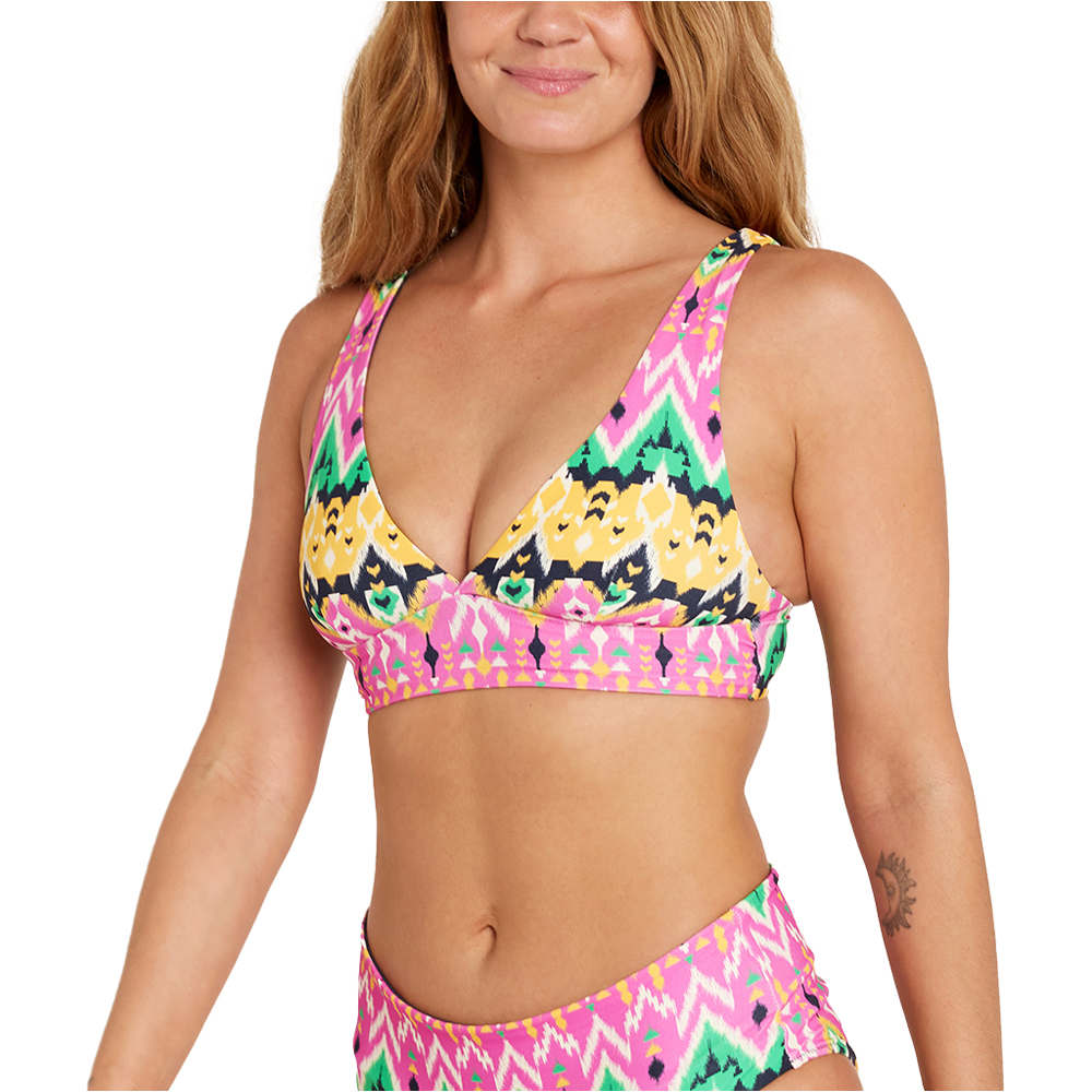 Rip Curl parte de arriba bikini IKAT GEO HALTER REVO vista trasera
