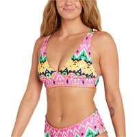 Rip Curl parte de arriba bikini IKAT GEO HALTER REVO vista trasera