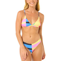 Rip Curl parte de arriba bikini LAS DALIAS TRI SET vista frontal