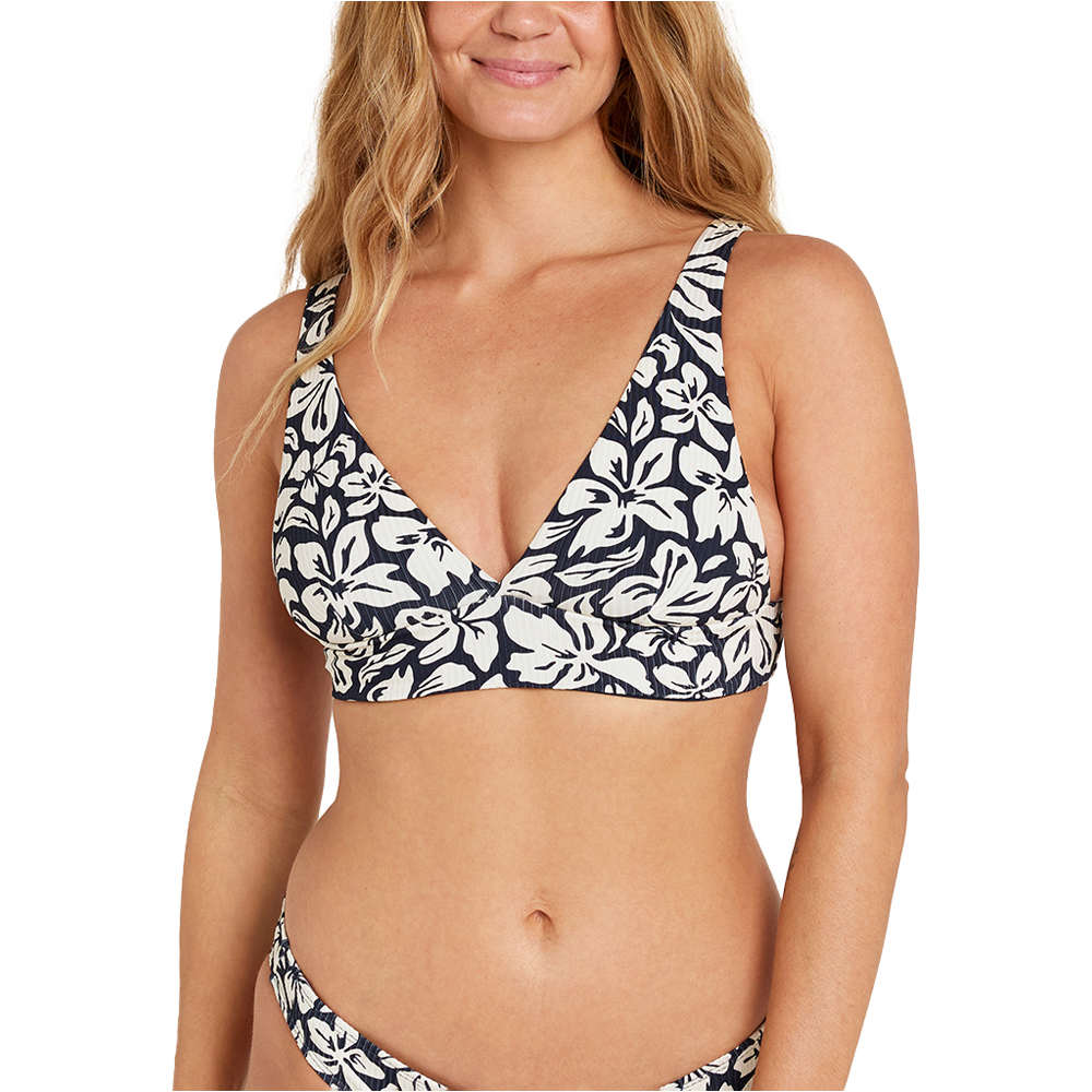 Rip Curl parte de arriba bikini LAS FLORES REVO HALTER vista frontal