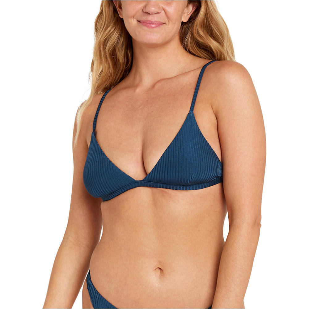 Rip Curl parte de arriba bikini MODERN RIB FIXED TRI vista frontal