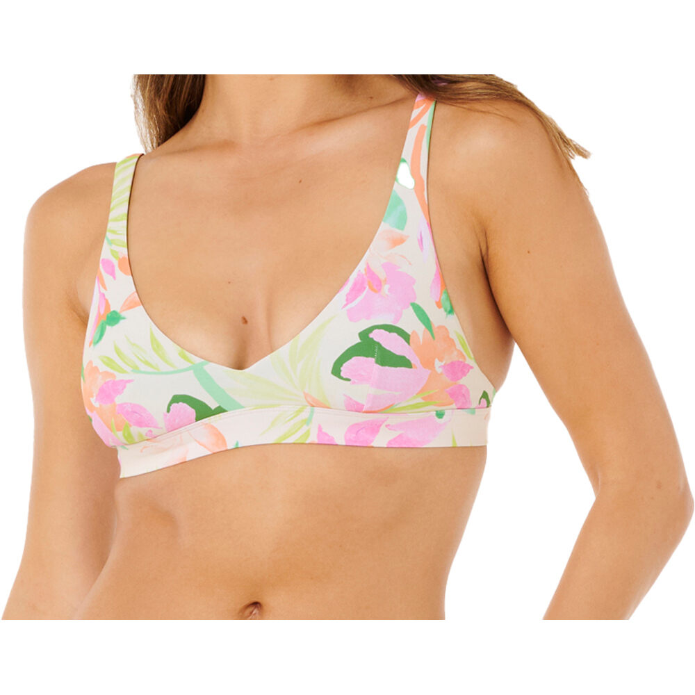 Rip Curl parte de arriba bikini MOLOKA HALTER vista frontal