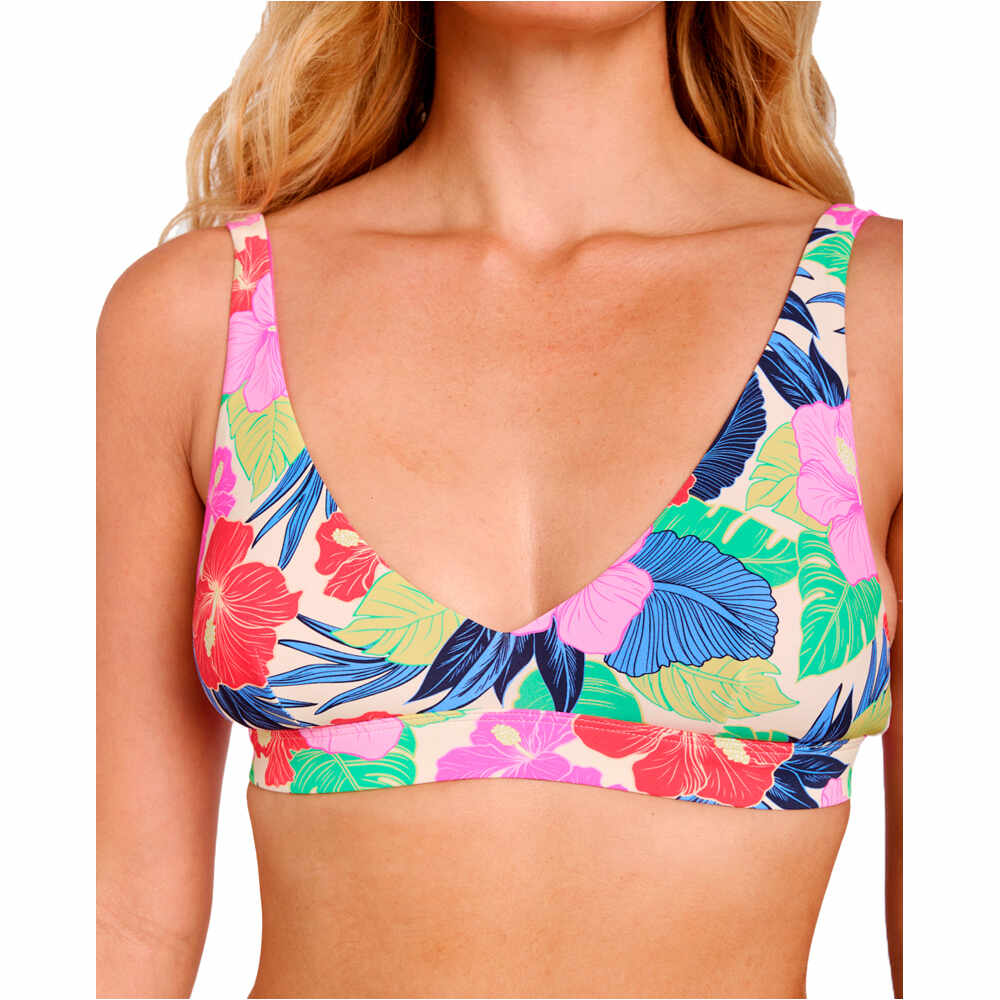 Rip Curl parte de arriba bikini PARTY WAVE HALTER vista detalle