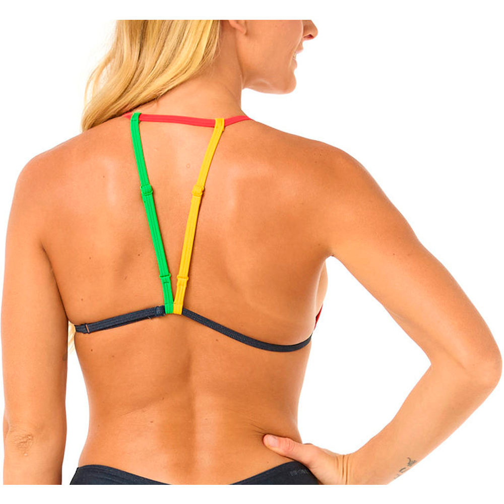 Rip Curl parte de arriba bikini PEQUENINO VV TRI vista trasera