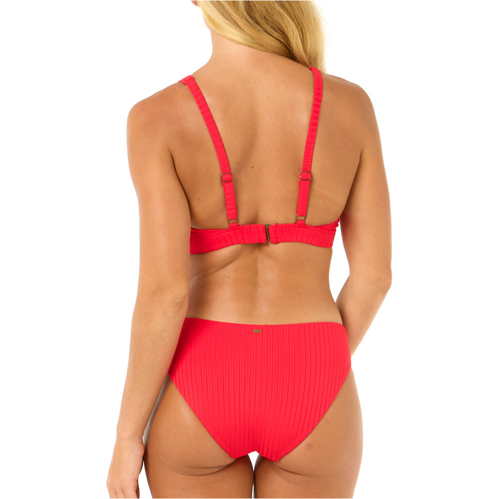 Rip Curl parte de arriba bikini PREMIUM SURF D-DD DEEP V vista trasera