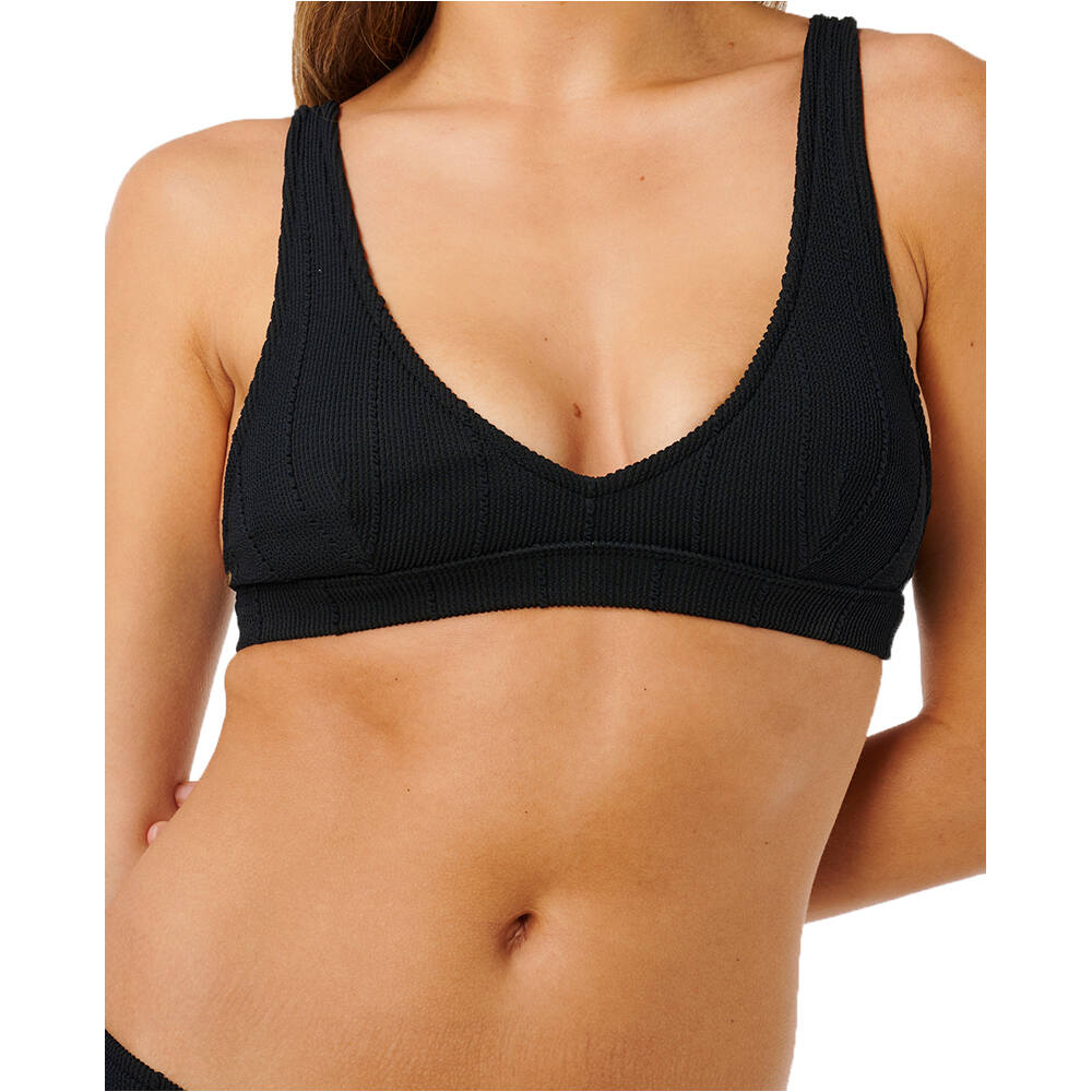 Rip Curl parte de arriba bikini VIBE SURF MULTI FIT V NECK vista detalle