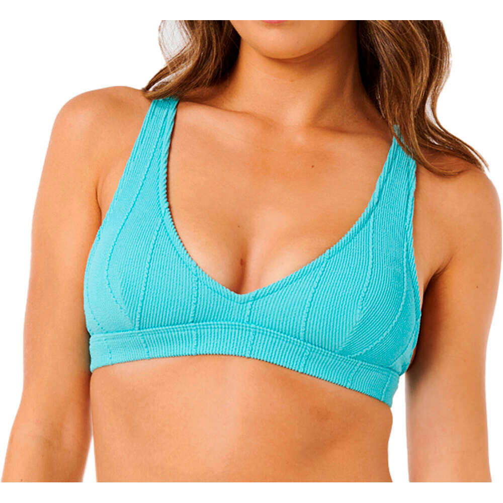 Rip Curl parte de arriba bikini VIBE SURF MULTI FIT V NECK vista frontal