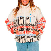 Rip Curl polar mujer OCEANIC ZIP THRU POLAR FLEECE vista frontal
