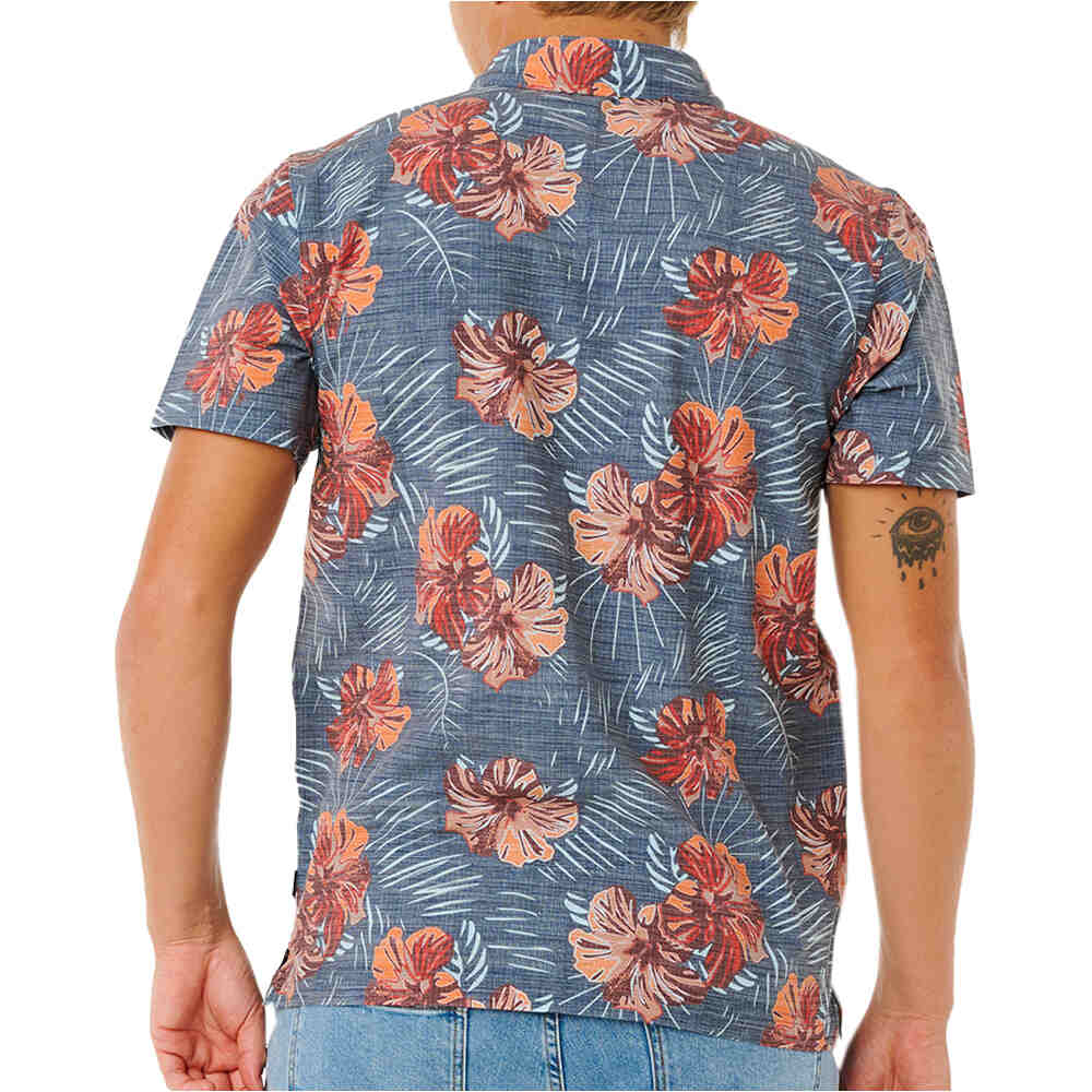 Rip Curl polo manga corta hombre SESSIONS AEROTECH POLO vista trasera