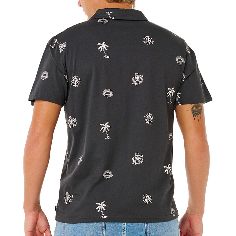 Rip Curl polo manga corta hombre SESSIONS POLO vista trasera