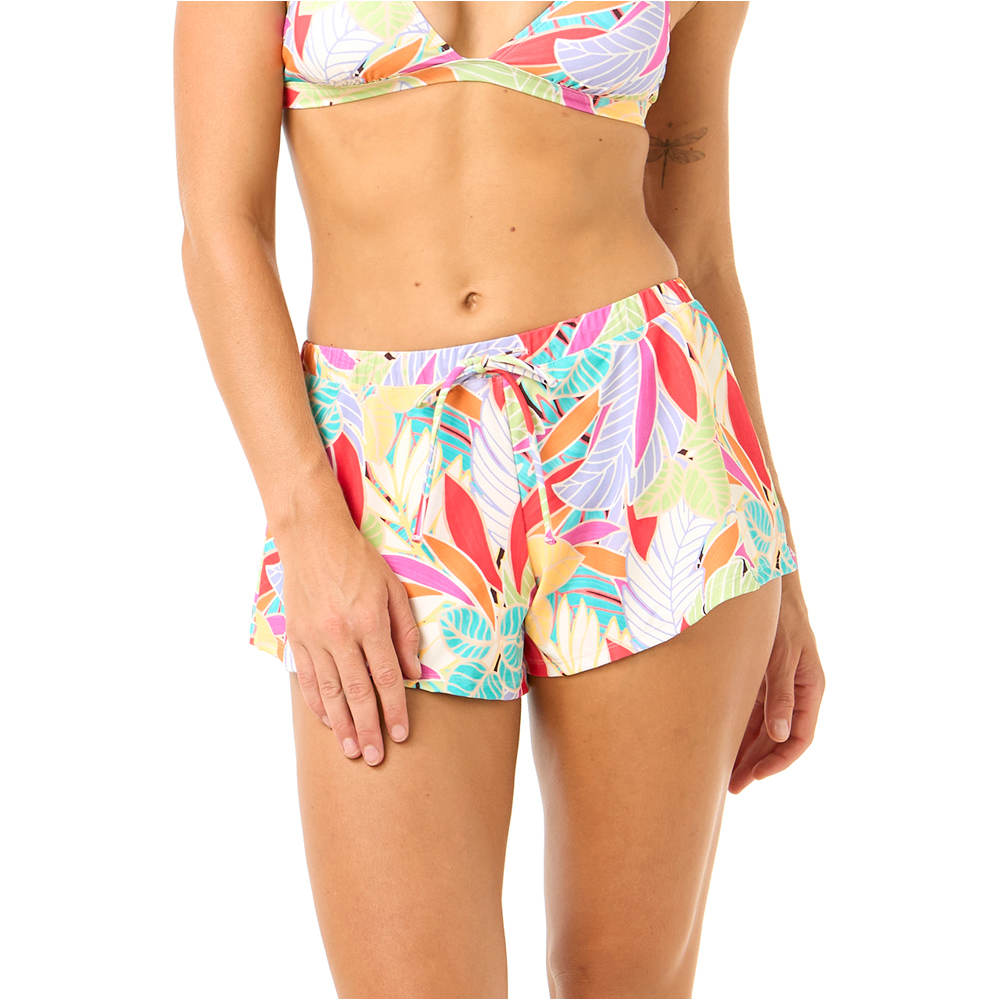 Rip Curl short baño mujer CALA VADELLA  LYCRA BOARDSHORT vista frontal