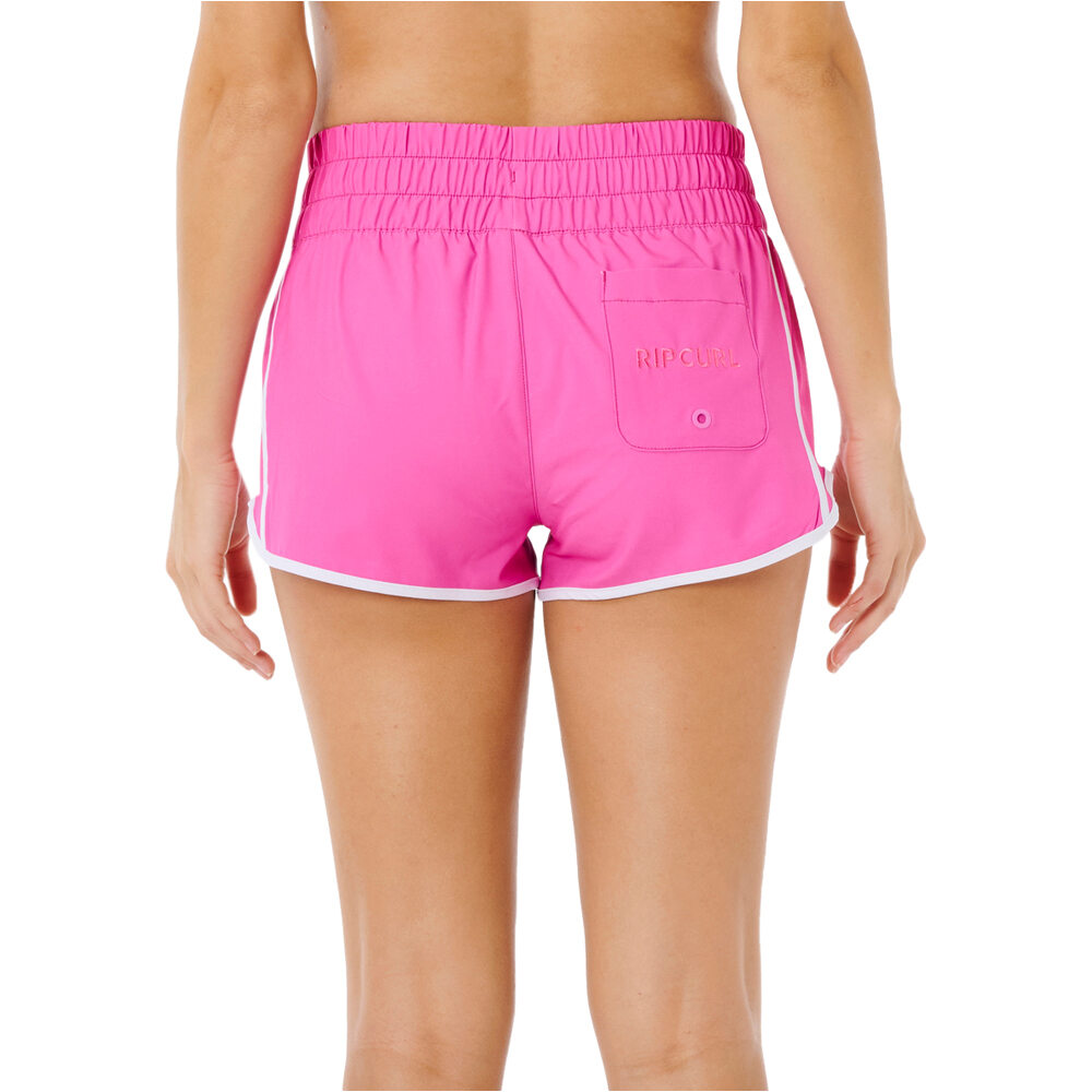 Rip Curl short baño mujer HIGH WAIST RETRO VOLLEY 3 vista trasera