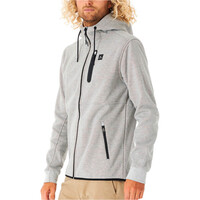Rip Curl sudadera hombre ANTI SERIES DEPARTED ZIP THR vista detalle