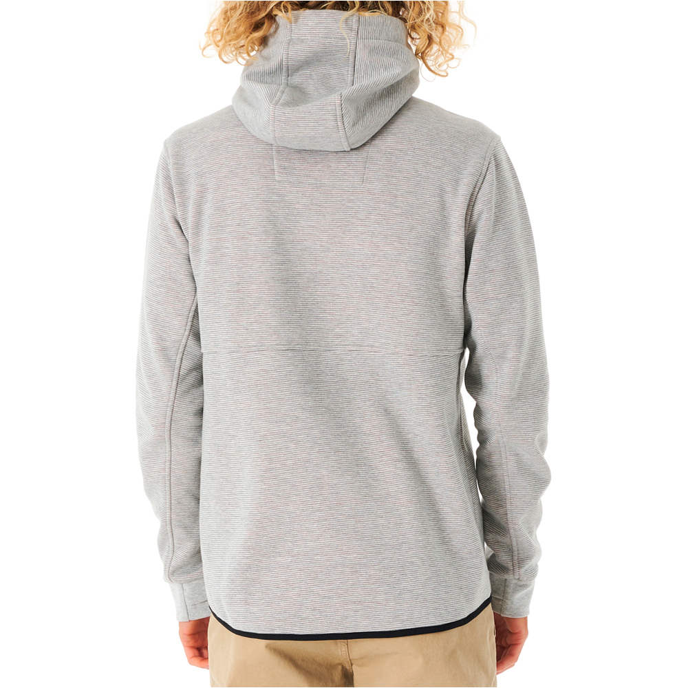 Rip Curl sudadera hombre ANTI SERIES DEPARTED ZIP THR vista trasera