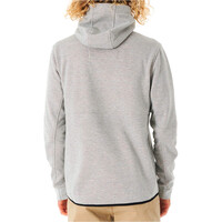 Rip Curl sudadera hombre ANTI SERIES DEPARTED ZIP THR vista trasera