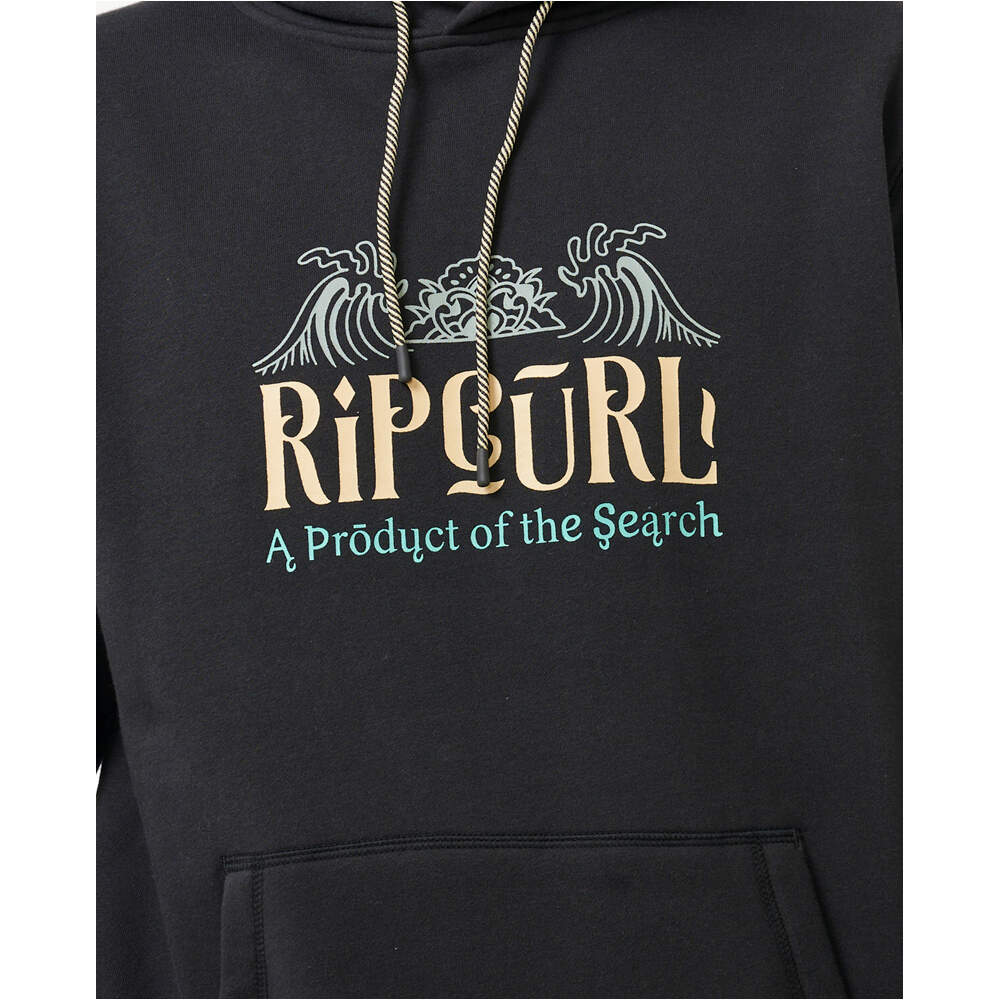 Rip Curl sudadera hombre DOWN THE LINE HOODED vista detalle
