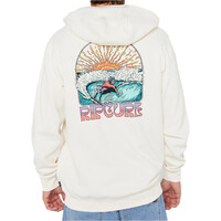 Rip Curl sudadera hombre GRATEFUL SHRED ZIP HOOD vista trasera