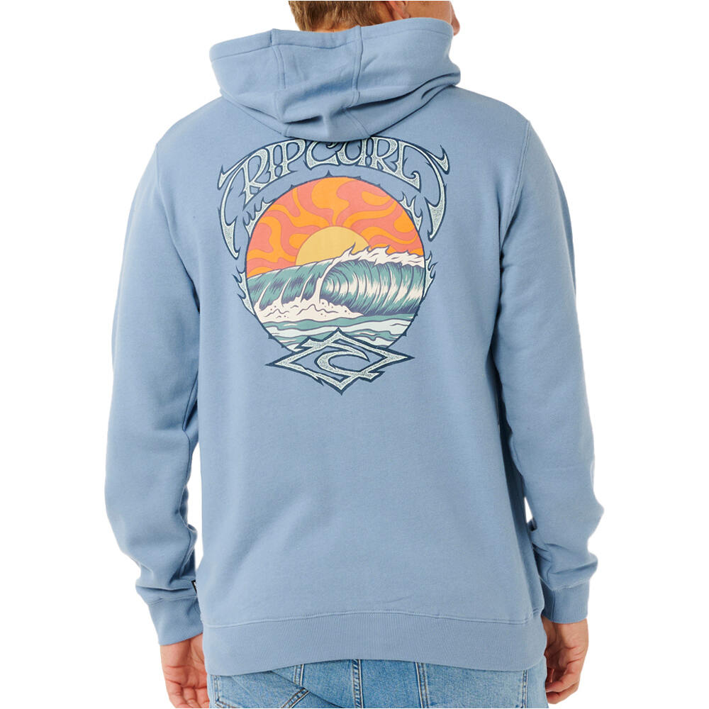 Rip Curl sudadera hombre HAZEY DAYS ZIP THRU vista frontal
