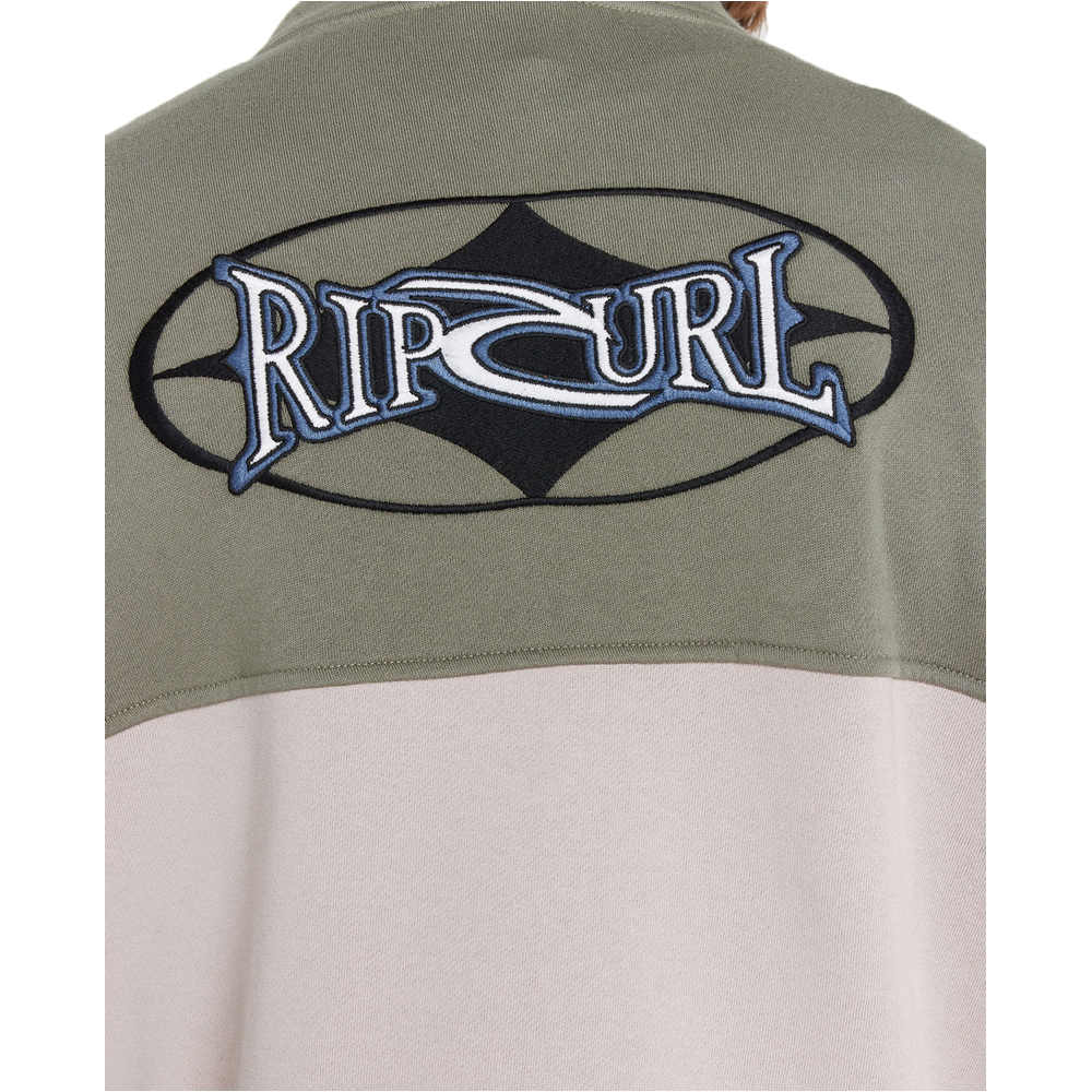 Rip Curl sudadera hombre HERITAGE OVAL 1/4 ZIP CREW 03