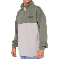 Rip Curl sudadera hombre HERITAGE OVAL 1/4 ZIP CREW vista detalle