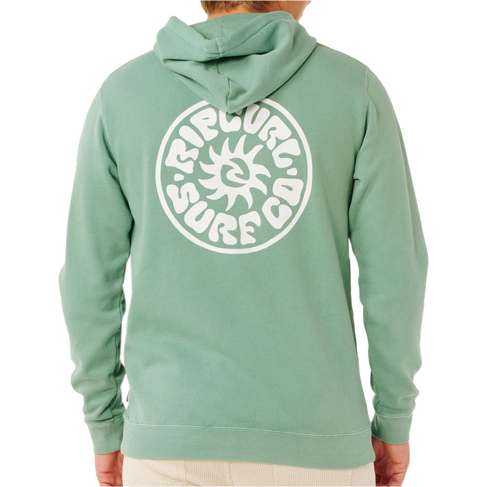 Rip Curl sudadera hombre PACIFIC RINSE HOOD vista trasera