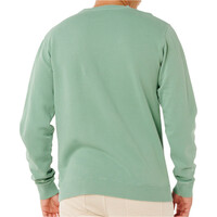 Rip Curl sudadera hombre PACIFIC RINSE PATCH CREW vista trasera