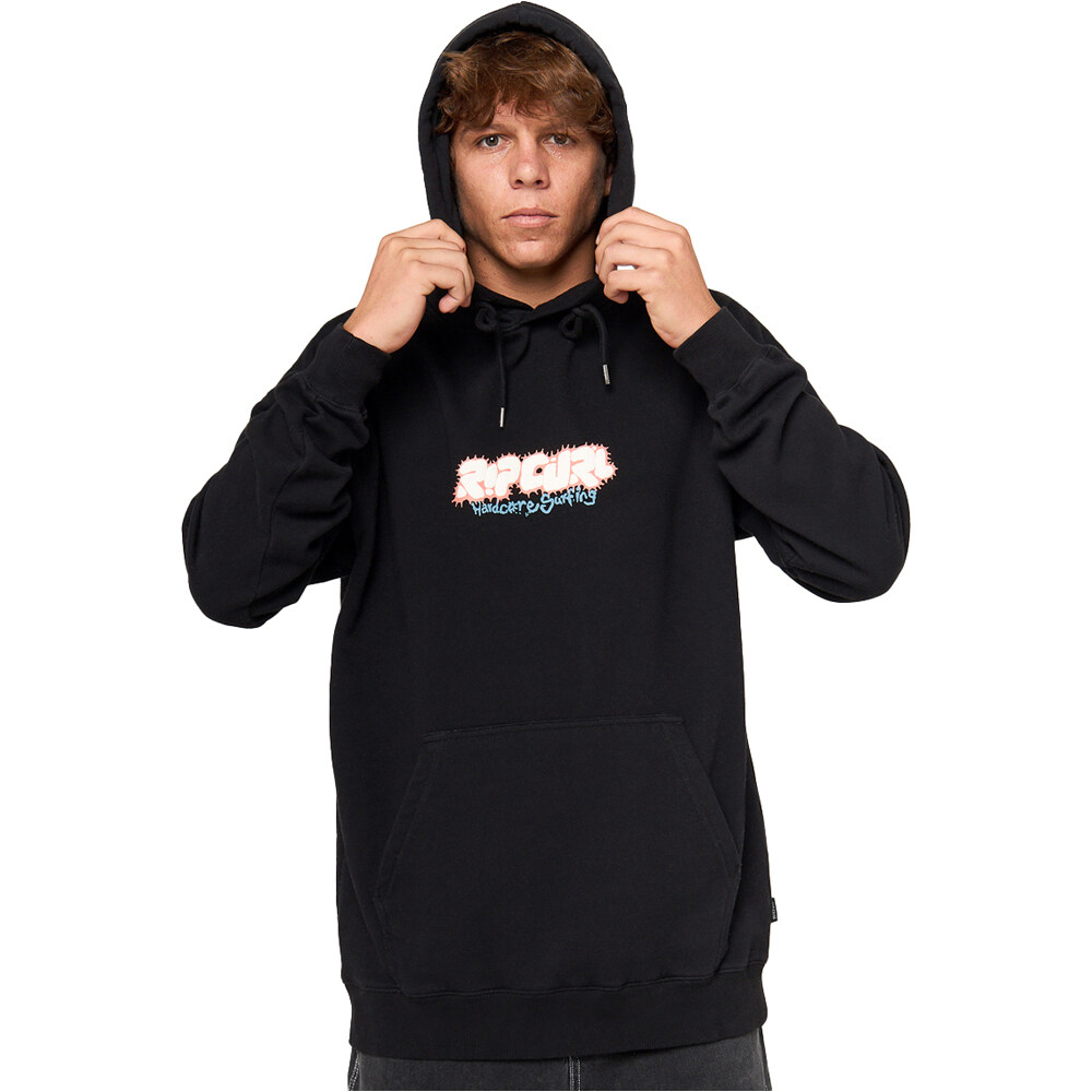 Rip Curl sudadera hombre RAW ENERGY HOOD vista frontal
