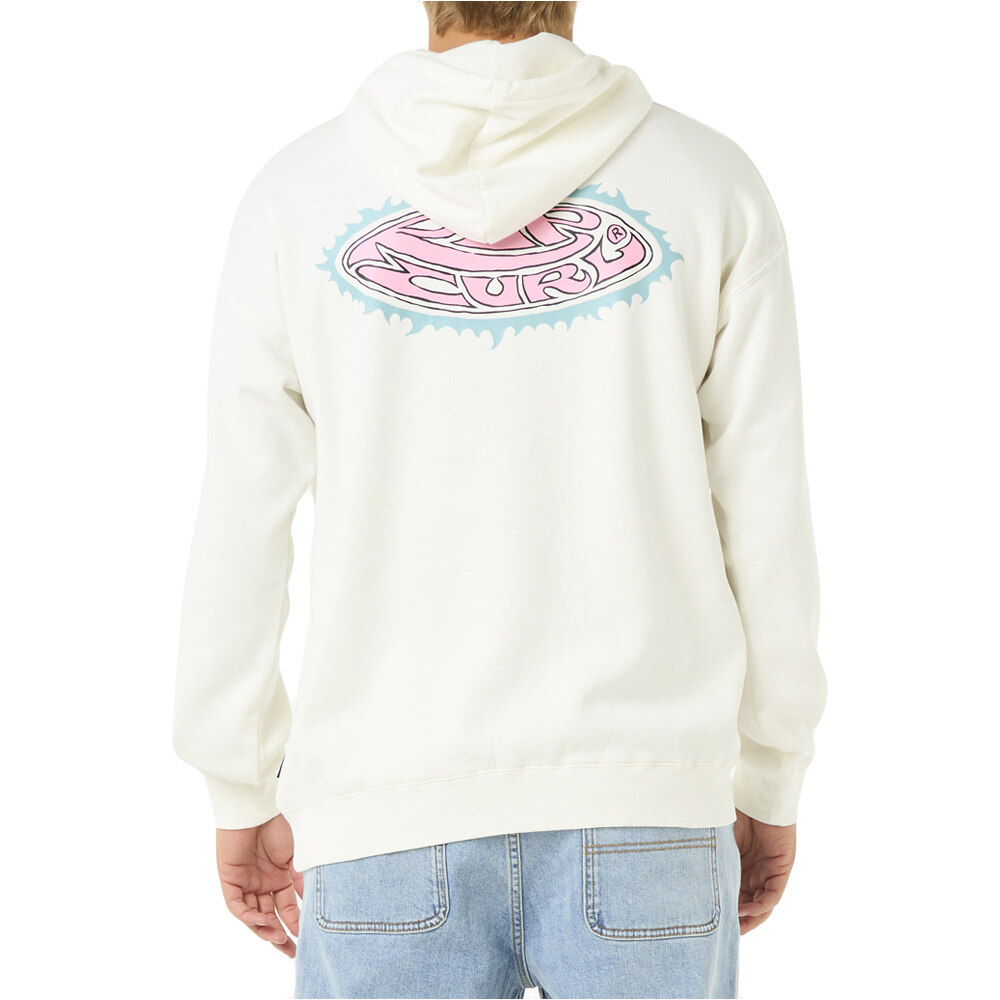 Rip Curl sudadera hombre RAW ENERGY HOOD vista trasera