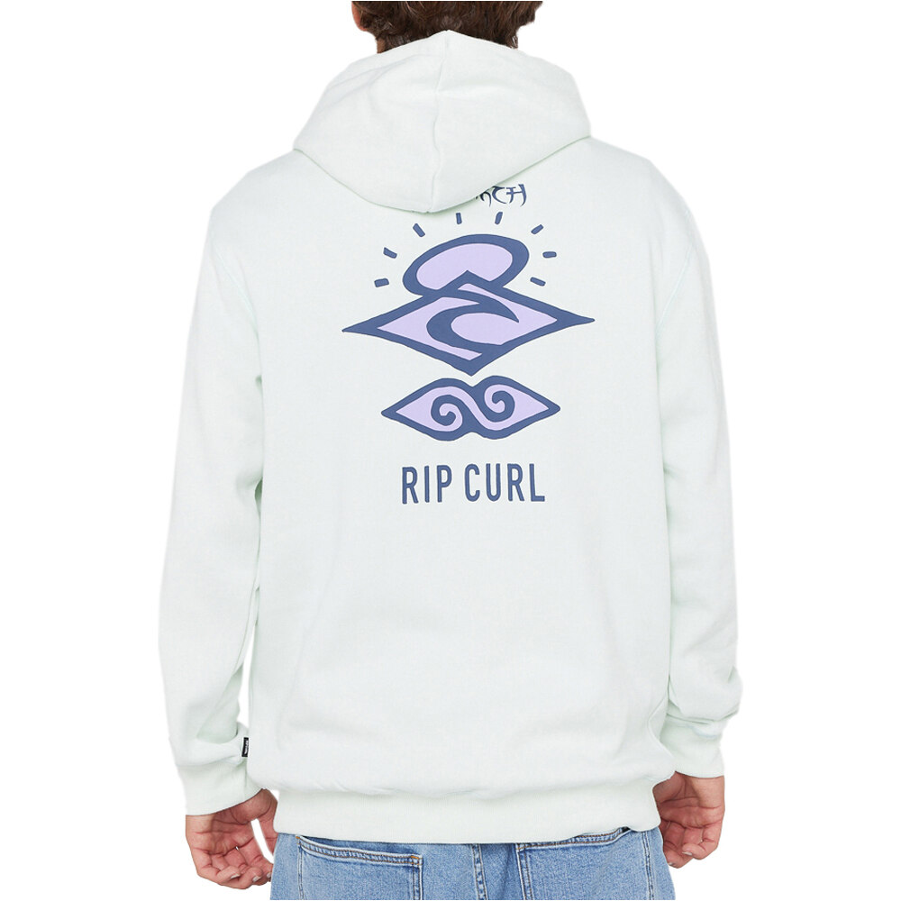 Rip Curl sudadera hombre SEARCH ICON HOOD vista trasera