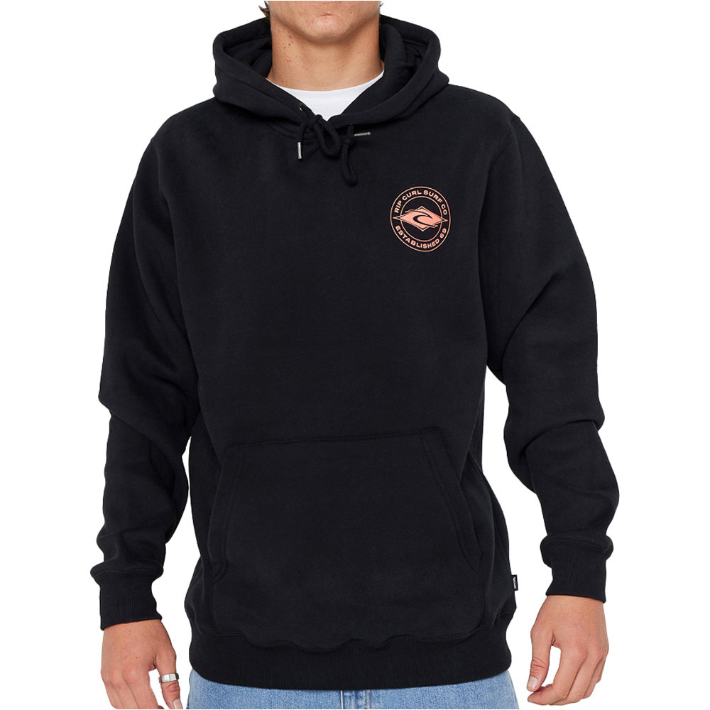 Rip Curl sudadera hombre STAPLE HOOD vista frontal