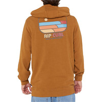 Rip Curl sudadera hombre SURF REVIVAL LINE UP HOOD vista trasera