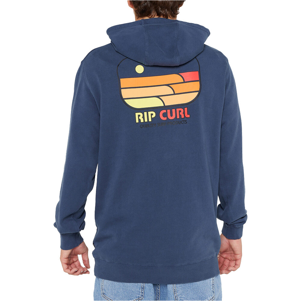 Rip Curl sudadera hombre SURF REVIVAL LINE UP HOOD vista trasera