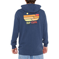 Rip Curl sudadera hombre SURF REVIVAL LINE UP HOOD vista trasera