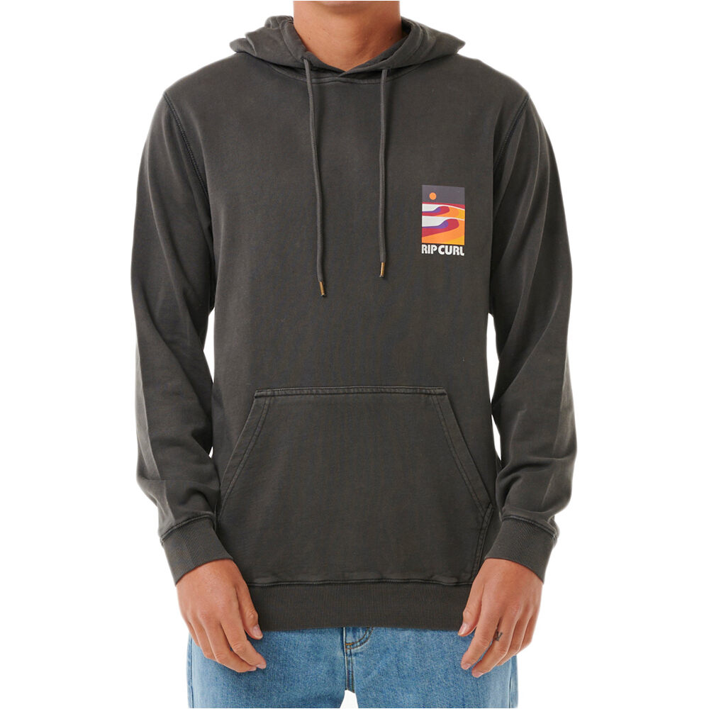 Rip Curl sudadera hombre SURF REVIVAL LINED UP ZIP THRU vista frontal