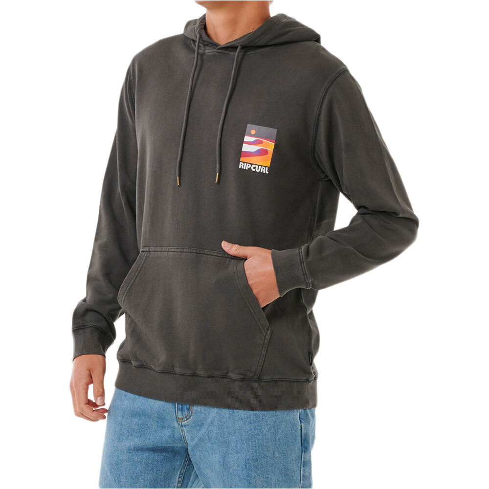 Rip Curl sudadera hombre SURF REVIVAL LINED UP ZIP THRU vista trasera