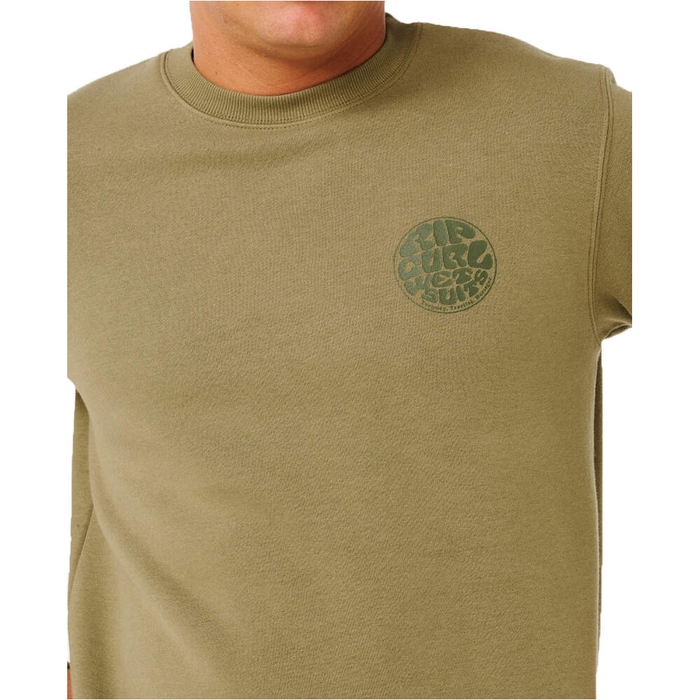 Rip Curl sudadera hombre WETSUIT ICON CREW vista detalle