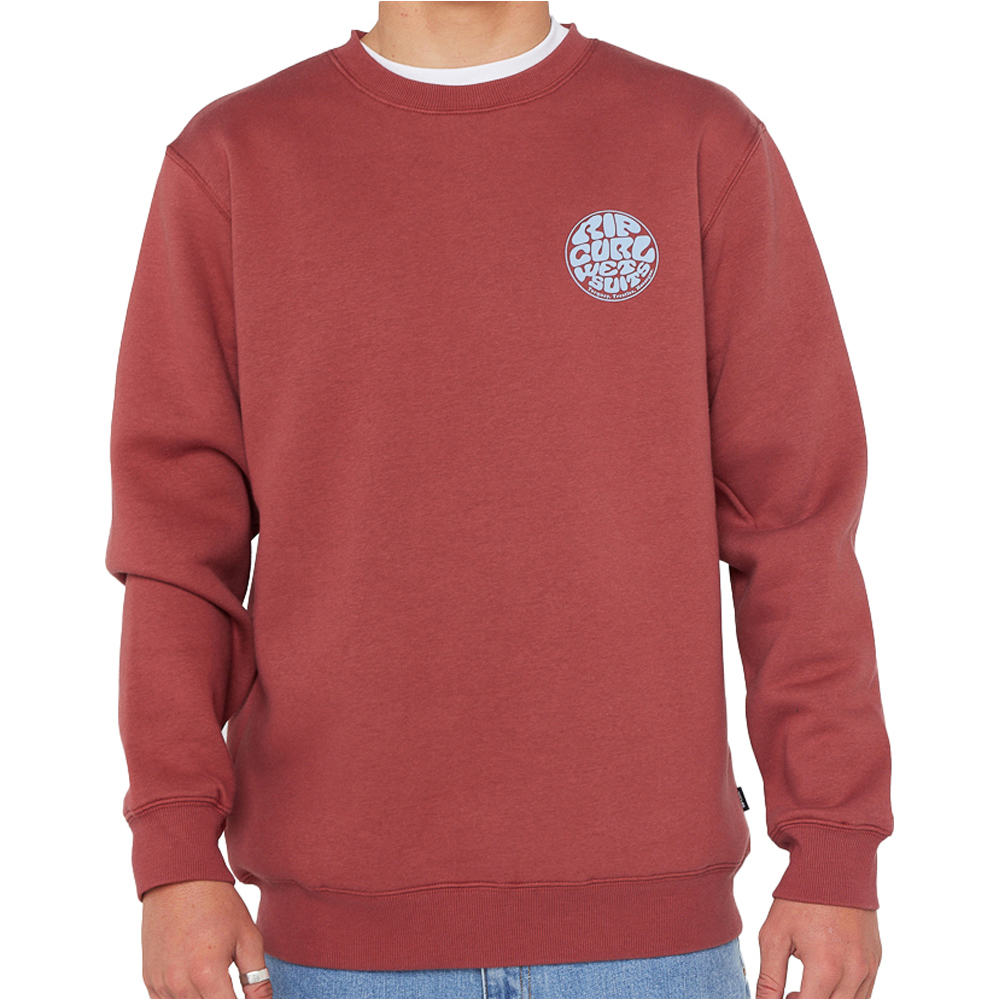Rip Curl sudadera hombre WETSUIT ICON CREW vista frontal