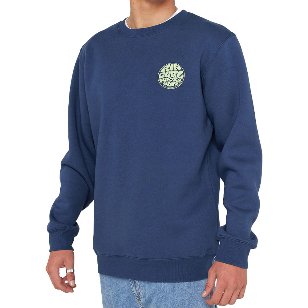 Rip Curl sudadera hombre WETSUIT ICON CREW vista frontal
