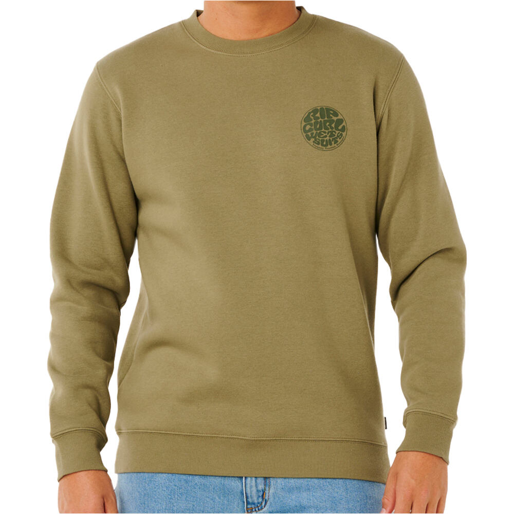 Rip Curl sudadera hombre WETSUIT ICON CREW vista frontal