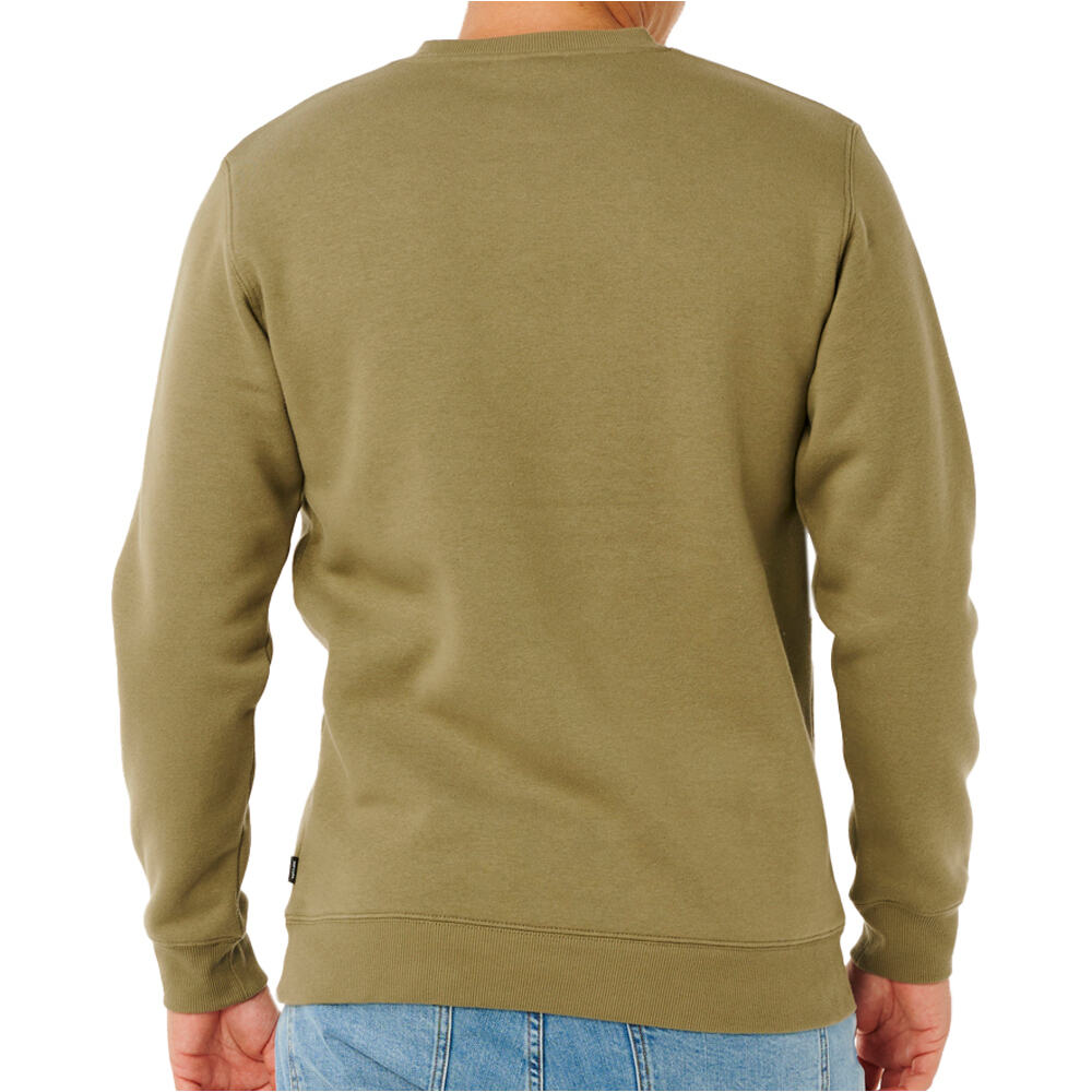Rip Curl sudadera hombre WETSUIT ICON CREW vista trasera