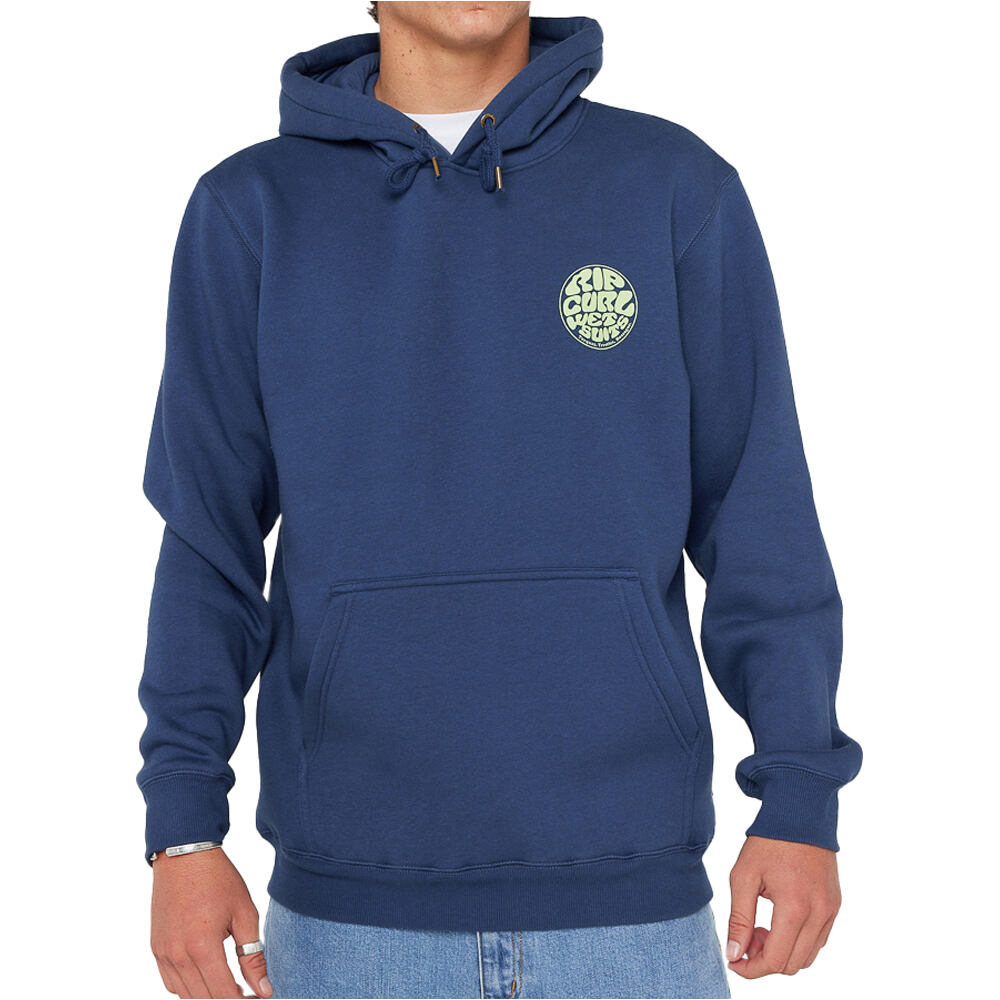 Rip Curl sudadera hombre WETSUIT ICON HOOD vista frontal