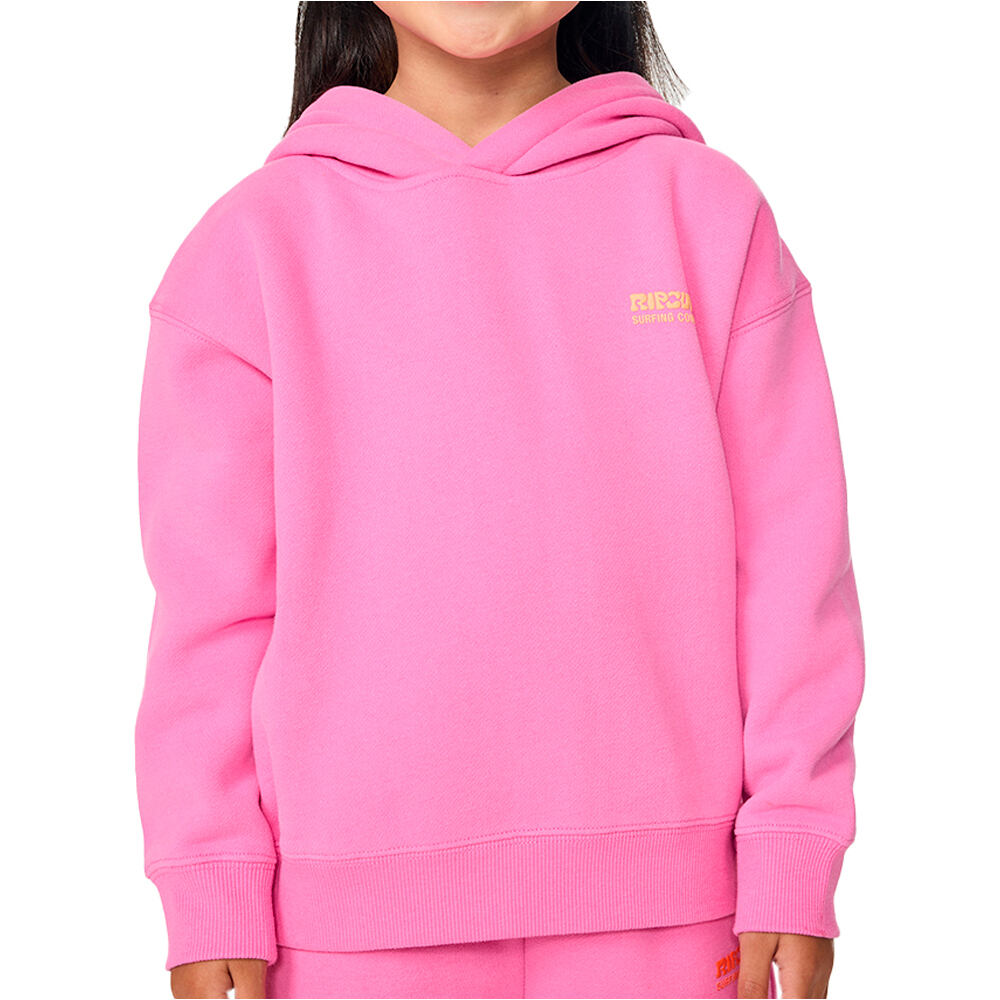 Rip Curl sudadera junior niña SURF PUFF HERITAGE HOOD-GIRL vista frontal