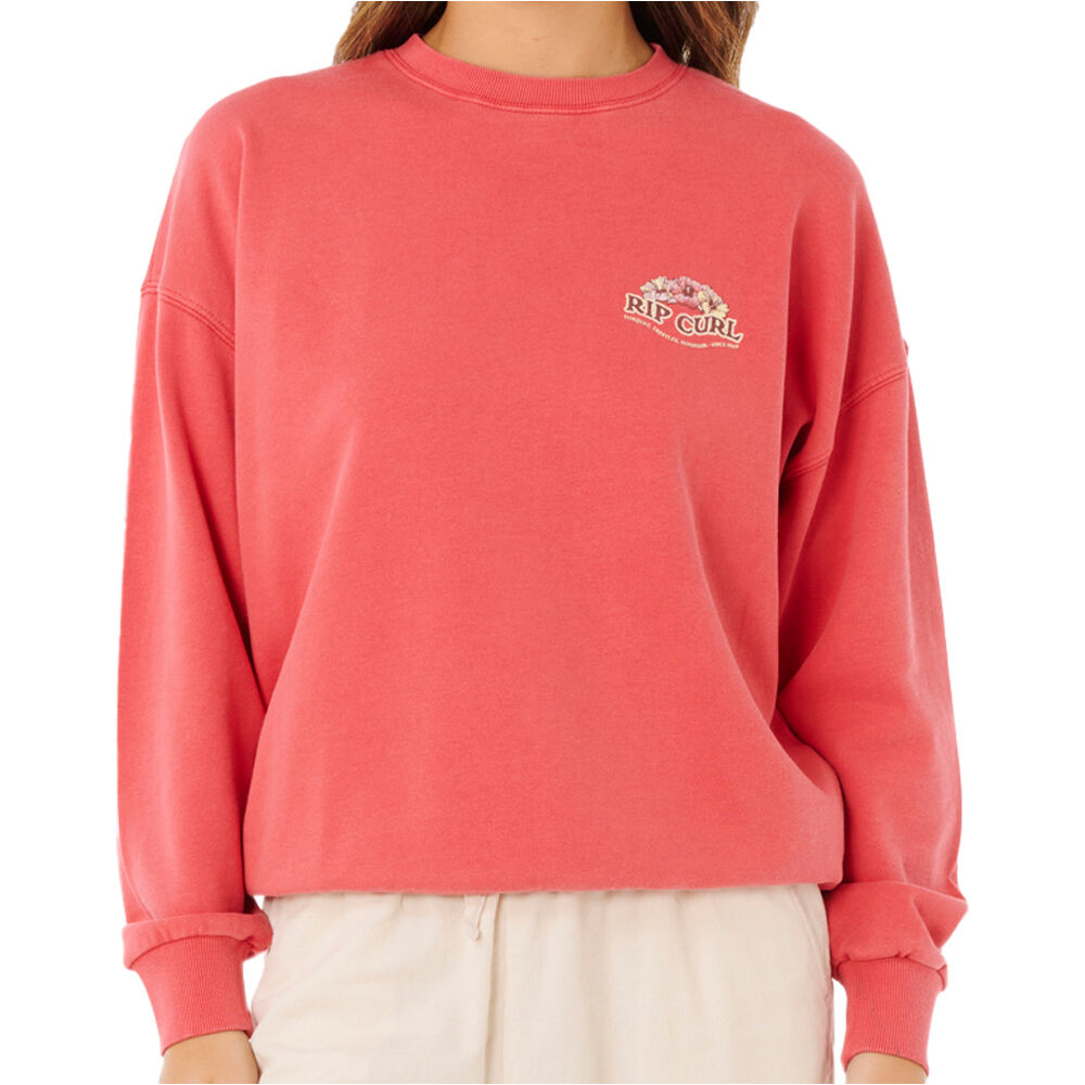 Rip Curl sudadera mujer BELLS HERITAGE CREW vista frontal