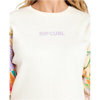 Rip Curl sudadera mujer CREW WAVY PRINT SLEEVES 03