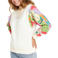 Rip Curl sudadera mujer CREW WAVY PRINT SLEEVES vista detalle