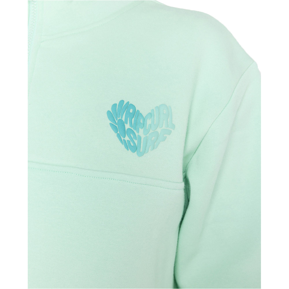 Rip Curl sudadera mujer HALF ZIP FLEECE vista detalle