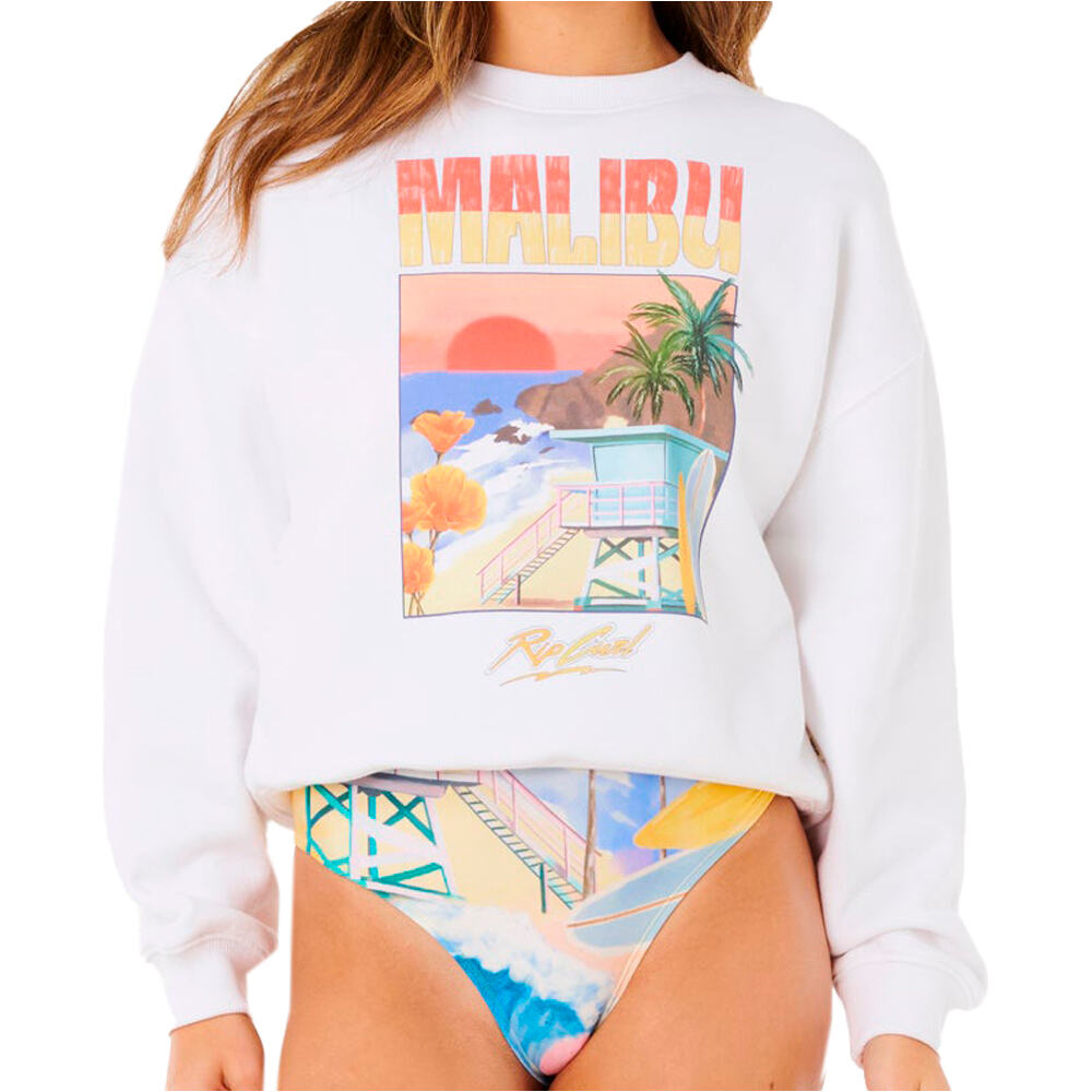 Rip Curl sudadera mujer HAYLEY O O/S DROP SHLDR CREW vista frontal