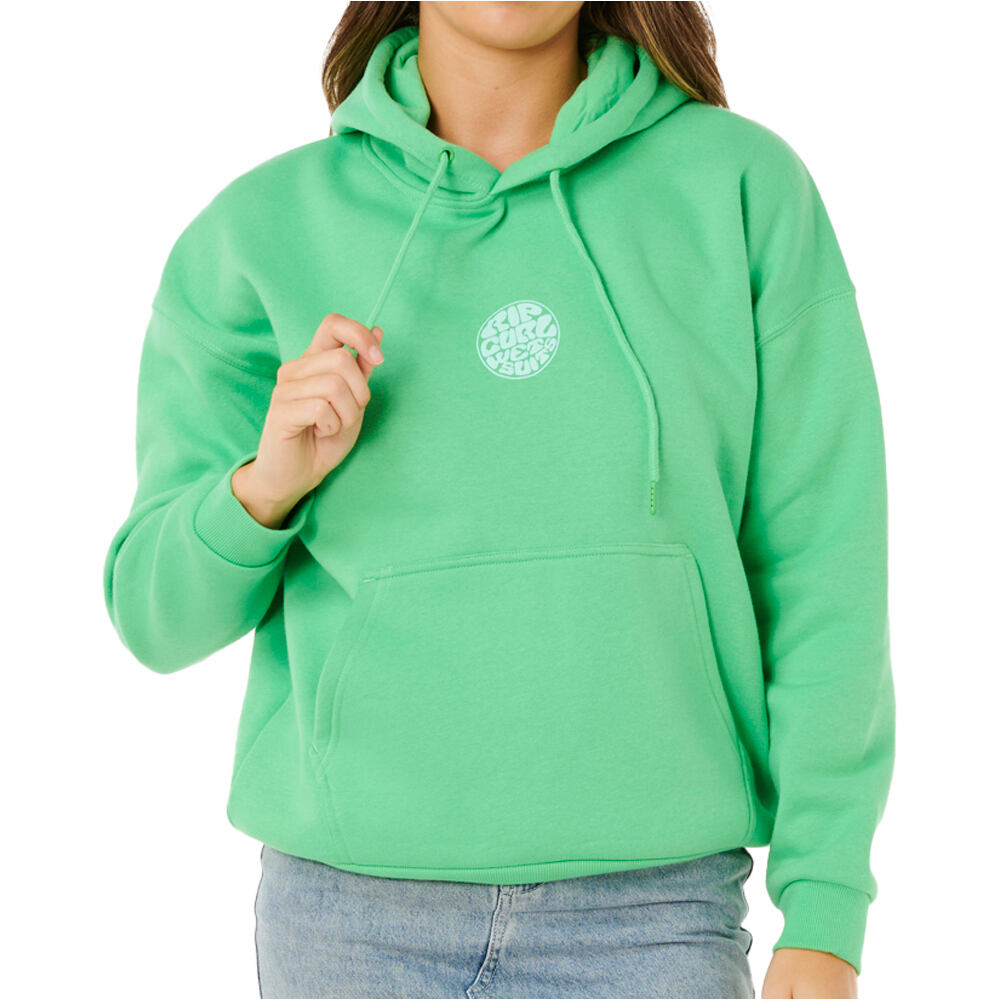 Rip Curl sudadera mujer ICONS OF SURF HERITAGE HOOD vista frontal