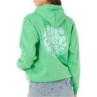 Rip Curl sudadera mujer ICONS OF SURF HERITAGE HOOD vista trasera