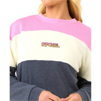 Rip Curl sudadera mujer LAS DALIAS COLOURBLOCK CREW vista detalle